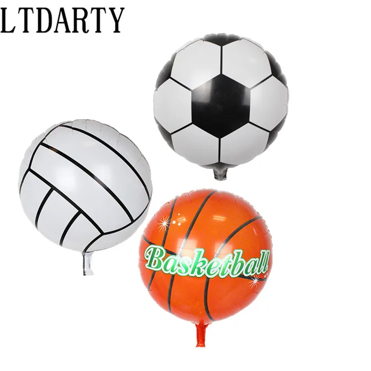 10pcs 18inch Football Balloons Basketball Volleyball Aluminium Foil Balloons For Kid's Birthday Party Wedding Decoration
10pcs 18inch Football Balloons Basketball Volleyball Aluminium Foil Balloons For Kid's Birthday Party Wedding Decoration