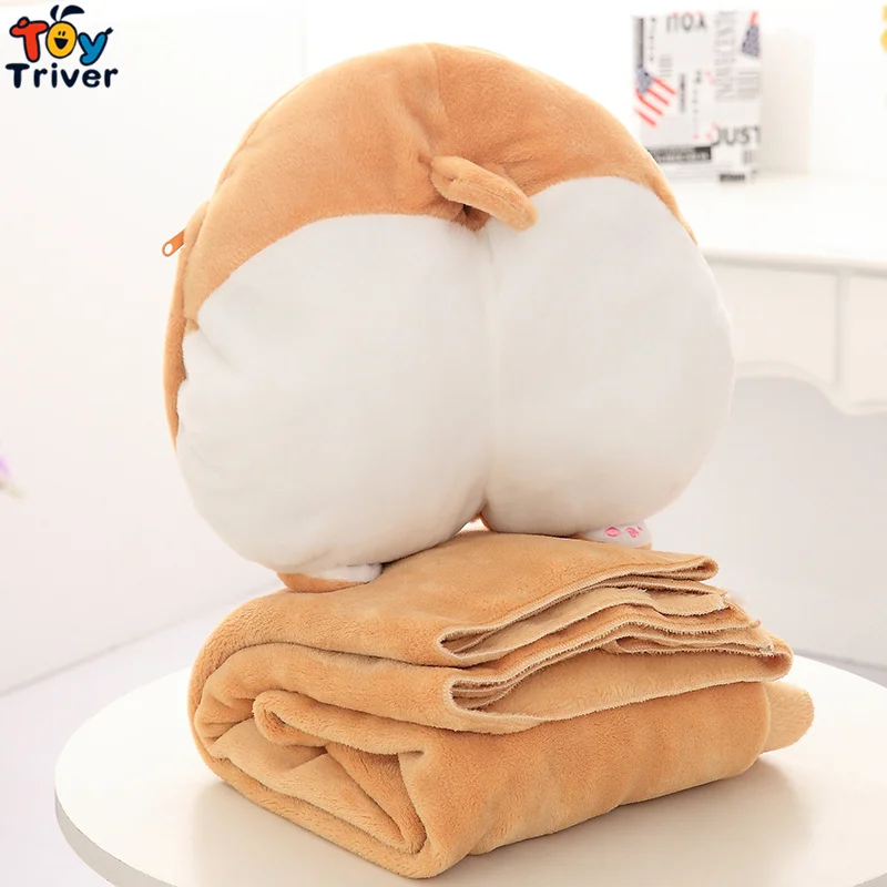 Plush Corgi Dog Butt Arse Portable Blanket Hand warm Cushion Toy Doll Baby Kids Shower Car Office Nap Carpet Birthday Gift
Plush Corgi Dog Butt Arse Portable Blanket Hand warm Cushion Toy Doll Baby Kids Shower Car Office Nap Carpet Birthday Gift