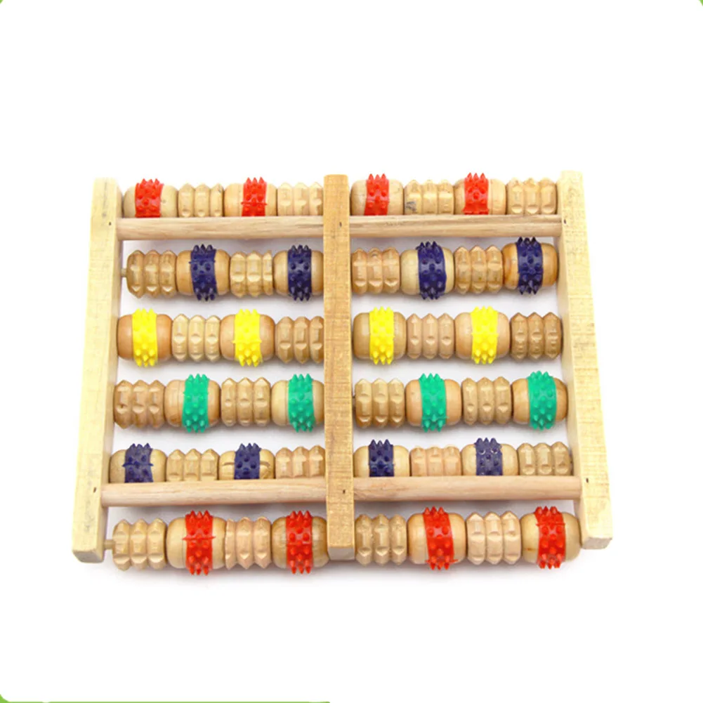 Wheel Wood Roller Foot Massager Relax Multicolour Pressure Roller Foot Massage Instrument RJ99
Wheel Wood Roller Foot Massager Relax Multicolour Pressure Roller Foot Massage Instrument RJ99