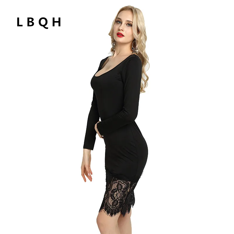 LBQH 2017 autumn new ladies fashion sexy lace long...