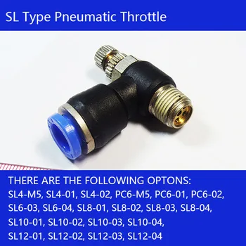 6pcs SL Pneumatic Throttle Speed Controller Valve,1/8'' 1/4" 3/8" 1/2" Male Thread Cylinder Throttle Valve Pressure regulator
6pcs SL Pneumatic Throttle Speed Controller Valve,1/8'' 1/4" 3/8" 1/2" Male Thread Cylinder Throttle Valve Pressure regulator