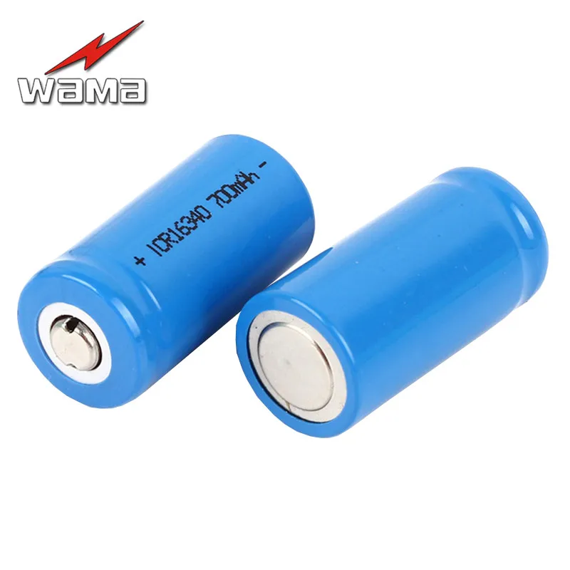 2x Wama 3.7V 700mAh 16340 CR123A LIR123 Li-ion Rechargeable Batteries DIY PowerBank Battery for Flashlight Drop Ship
2x Wama 3.7V 700mAh 16340 CR123A LIR123 Li-ion Rechargeable Batteries DIY PowerBank Battery for Flashlight Drop Ship