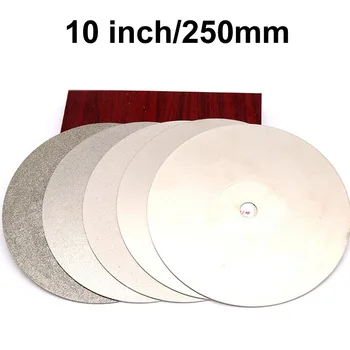 

250x12.7x1mm 10'' inch Grit 80-2000 Diamond Grinding Disc Abrasive Wheel Coated Flat Lap Disc Jewelry Tools