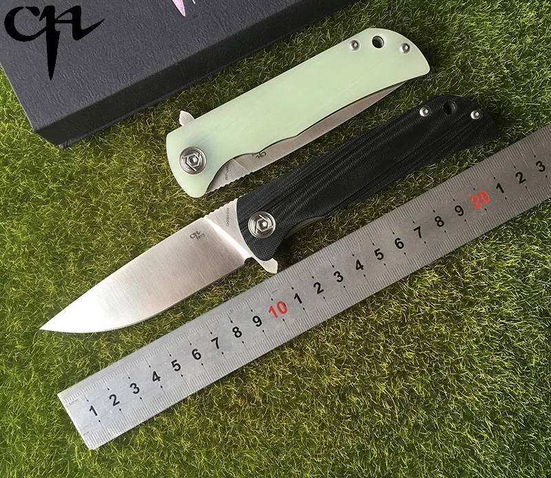 CH New CH3001-G10 Flipper folding knife D2 blade ball bearing G0 + steel handle camping hunting pocket knife EDC tools
CH New CH3001-G10 Flipper folding knife D2 blade ball bearing G0 + steel handle camping hunting pocket knife EDC tools