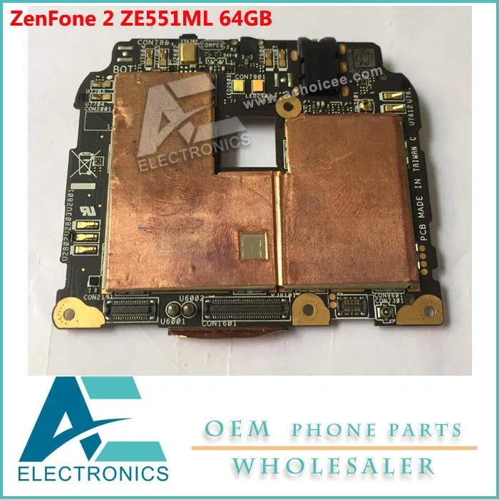 

Motherboard for ASUS ZenFone 2 ZE551ML Mainboard 64GB Rom 4GB RAM Z3580 CPU 2.3GHz Logic Board Circuits Accessory Bundles