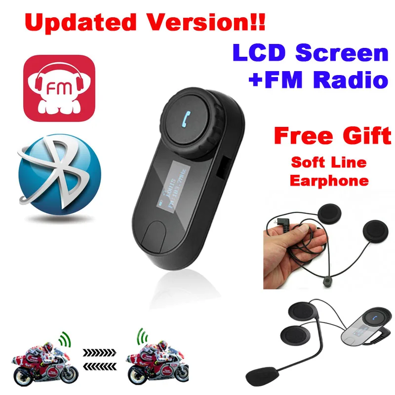 2015 New Updated Version 800M BT Bluetooth Motorcycle Helmet Intercom Interphone Headset with LCD screen+FM Radio
2015 New Updated Version 800M BT Bluetooth Motorcycle Helmet Intercom Interphone Headset with LCD screen+FM Radio