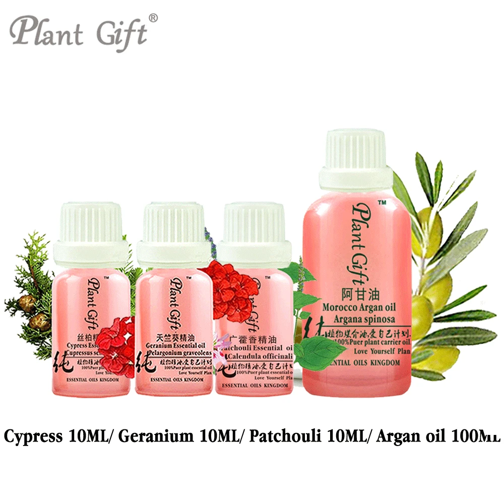 100% Pure Plant Essential Oil Cypress / Geranium / Patchouli / Argan oil 10ml Convergence Pores Red Blood Firming Body
100% Pure Plant Essential Oil Cypress / Geranium / Patchouli / Argan oil 10ml Convergence Pores Red Blood Firming Body
