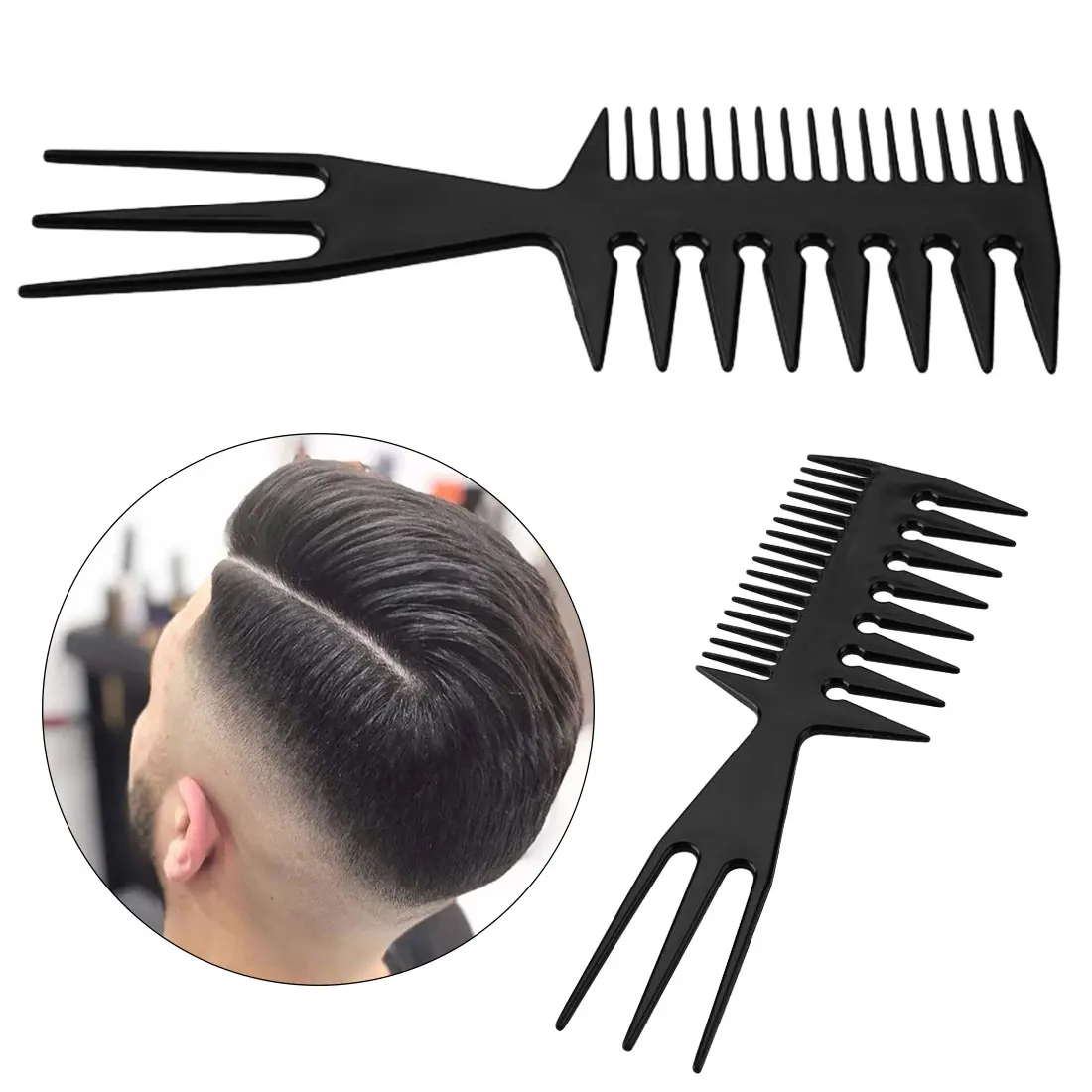Double Side Tooth Combs Fish Bone Shape Hair Brush Barber Hair Dyeing Cutting Coloring Hairstyling Tool
Double Side Tooth Combs Fish Bone Shape Hair Brush Barber Hair Dyeing Cutting Coloring Hairstyling Tool