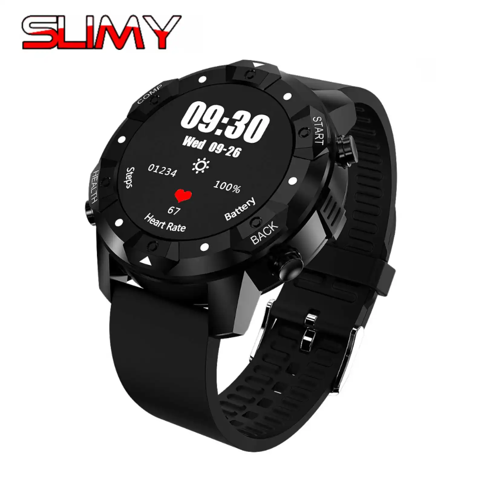 Slimy S3 Smart Watch Swimming Waterproof IP67 3G Android 5.1 OS Smartwatch MTK6580 1GB+16GB Heart Rate Wifi GPS Wristwatch PK H1
Slimy S3 Smart Watch Swimming Waterproof IP67 3G Android 5.1 OS Smartwatch MTK6580 1GB+16GB Heart Rate Wifi GPS Wristwatch PK H1