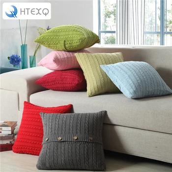 HTEXQ 11 Kinds of Color Cushion Faux Knitting Home Decorative Hand Made Pillow Case Cushion Cover For Travel Use 18x18-inch
HTEXQ 11 Kinds of Color Cushion Faux Knitting Home Decorative Hand Made Pillow Case Cushion Cover For Travel Use 18x18-inch
