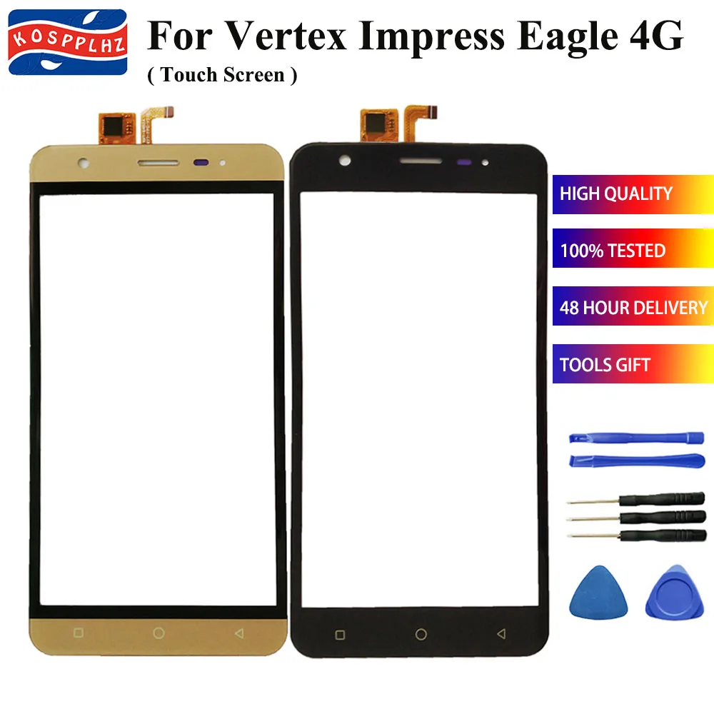 KOSPPLHZ 5.0" Mobile Touch Screen Glass For Vertex Impress Eagle Touch Screen Digitizer Sensor Front Outer Glass Lens + tools
KOSPPLHZ 5.0" Mobile Touch Screen Glass For Vertex Impress Eagle Touch Screen Digitizer Sensor Front Outer Glass Lens + tools