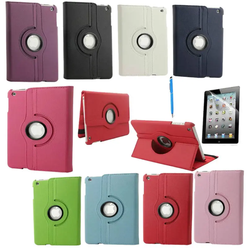 360 Rotate Smart Leather Case Cover For Apple i Pad Mini 1/2/3/4 Air/Pro + GIFT touch screen ball-point pen High Quality Case
360 Rotate Smart Leather Case Cover For Apple i Pad Mini 1/2/3/4 Air/Pro + GIFT touch screen ball-point pen High Quality Case