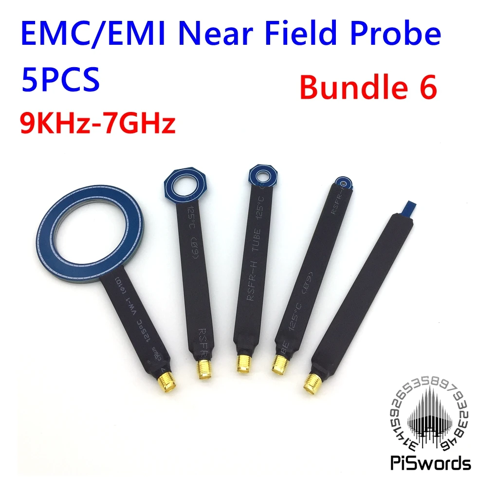 EMC EMI Near Field Probe Simple Magnetic Field Probe 9KHz-6GHz for Space Conduction Radiation Rectification Correction
EMC EMI Near Field Probe Simple Magnetic Field Probe 9KHz-6GHz for Space Conduction Radiation Rectification Correction