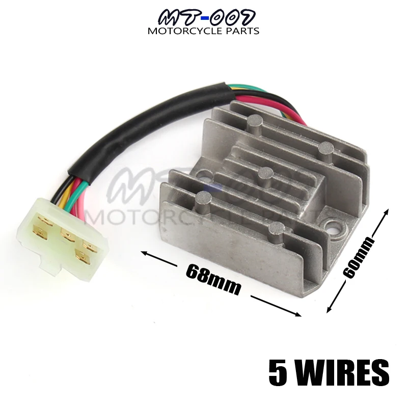 5 Wires 12V Voltage Regulator Rectifier for 150cc 200c 250cc scooter ATV Quad Bike Dirt PIT Buggy Pro free shipping
5 Wires 12V Voltage Regulator Rectifier for 150cc 200c 250cc scooter ATV Quad Bike Dirt PIT Buggy Pro free shipping