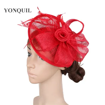 Red sinamay material fascinators feather fascinating base headwear dance hat birthday party headpieces suit all season SYF461
Red sinamay material fascinators feather fascinating base headwear dance hat birthday party headpieces suit all season SYF461