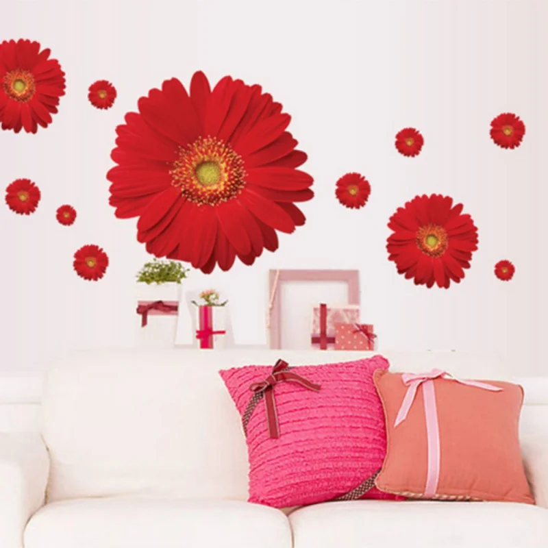 3D DIY Flower Wall Stickers Decoration Decals Chrysanthemum Daisy Home Bedroom Flowers Living Room Decorative Wall Sticker
3D DIY Flower Wall Stickers Decoration Decals Chrysanthemum Daisy Home Bedroom Flowers Living Room Decorative Wall Sticker