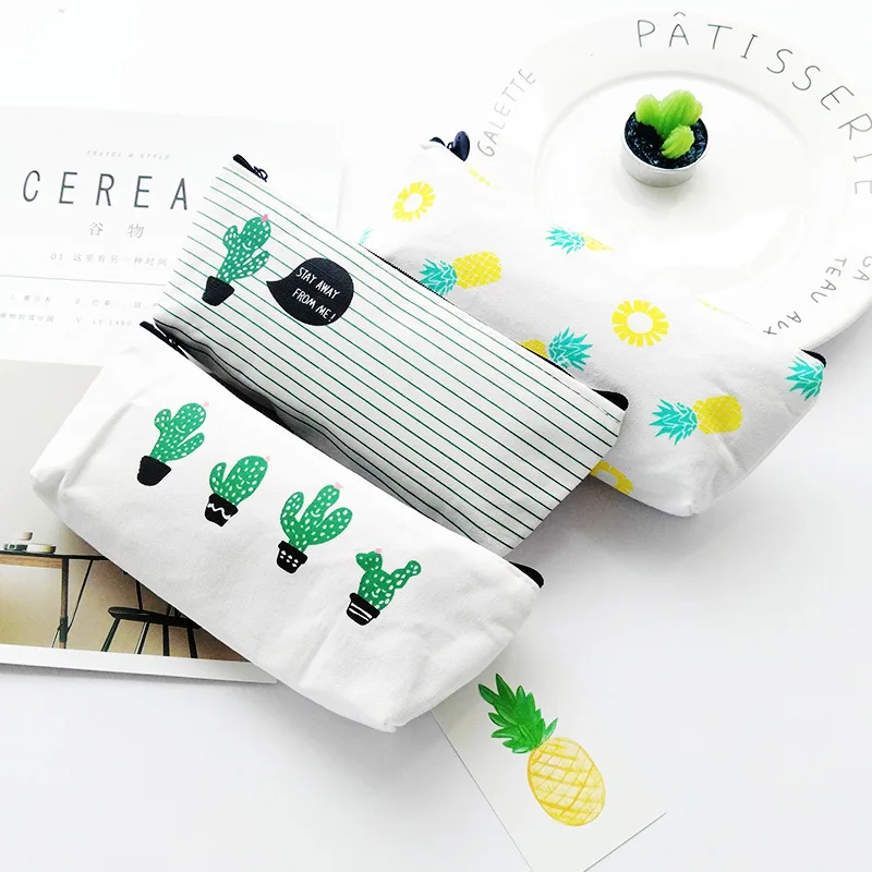Cactus Pencil Case Canvas School Supplies Kawaii Stationery Estuches Chancery School Cute cat Totoro Pencil Box Pen Bags Penalty
Cactus Pencil Case Canvas School Supplies Kawaii Stationery Estuches Chancery School Cute cat Totoro Pencil Box Pen Bags Penalty