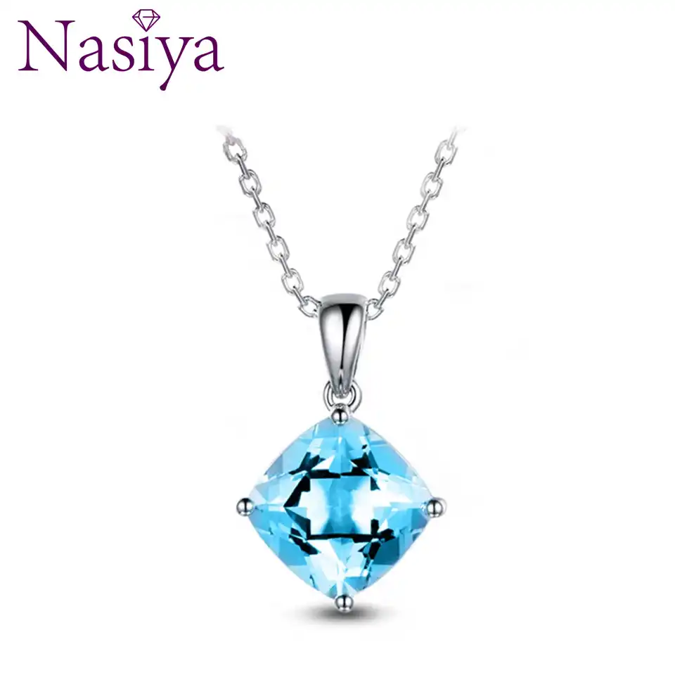 nasia 925 sterling silver pendant necklace for women jewelry