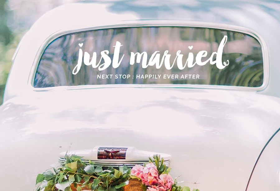 Modern Fashion Beauty Weeding Car Sticker Wedding Decoration Modern Happily Ever After Creative Sticker Poster Mural W384
Modern Fashion Beauty Weeding Car Sticker Wedding Decoration Modern Happily Ever After Creative Sticker Poster Mural W384
