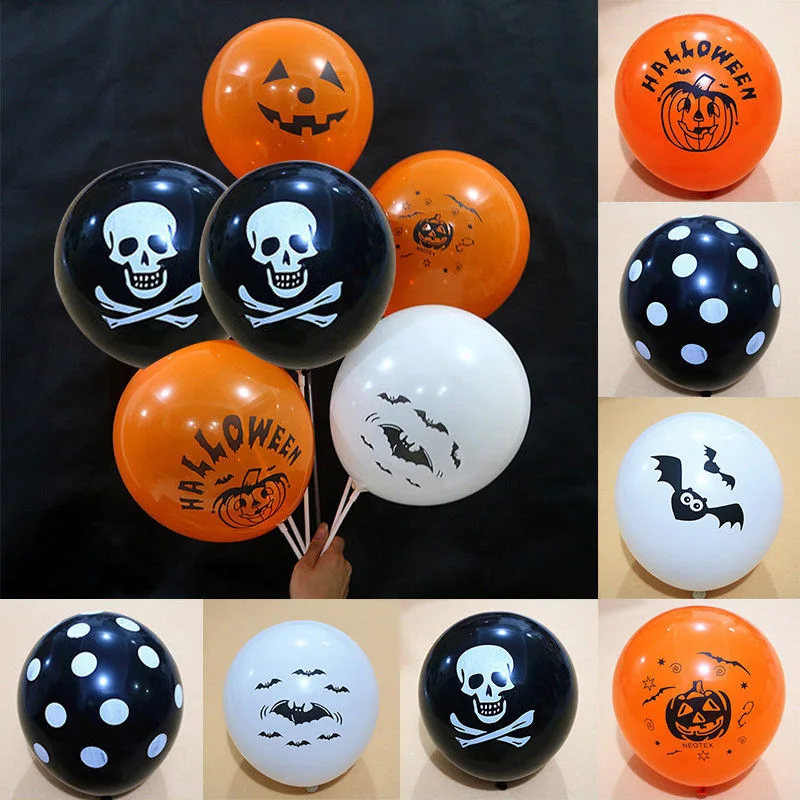 20pcs/Set Halloween Props Latex Balloons Pumpkin Bat Skull Ballons Halloween Weeding Party Ballon Decoration Home Supplies
20pcs/Set Halloween Props Latex Balloons Pumpkin Bat Skull Ballons Halloween Weeding Party Ballon Decoration Home Supplies