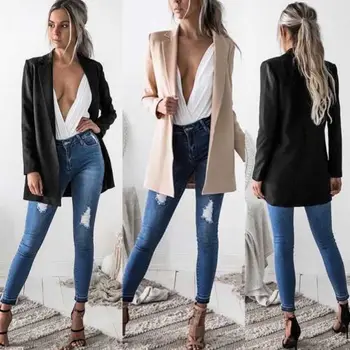 2017 Fashion Women Blazers Ladies Suit Coat Business Blazer Long Sleeve Jacket Outwear
2017 Fashion Women Blazers Ladies Suit Coat Business Blazer Long Sleeve Jacket Outwear