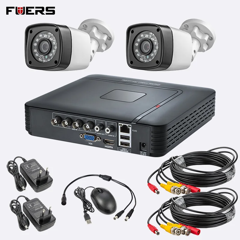 FUERS 4CH CCTV System Indoor Outdoor Waterproof Security Camera 4CH 4.0MP DVR Day Night DIY Kit Video Surveillance System
FUERS 4CH CCTV System Indoor Outdoor Waterproof Security Camera 4CH 4.0MP DVR Day Night DIY Kit Video Surveillance System