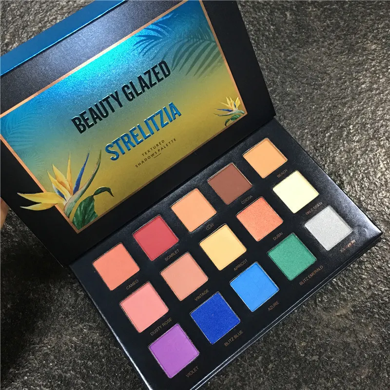 BEAUTY GLAZED Brand Makeup Eye Shadow Pallete 15 Color Shimmer Glitter Matte Strelitzia Eyeshadow Palette Set Dropshipping B32
BEAUTY GLAZED Brand Makeup Eye Shadow Pallete 15 Color Shimmer Glitter Matte Strelitzia Eyeshadow Palette Set Dropshipping B32