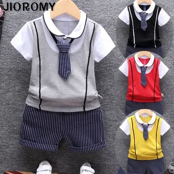 2018 Summer Cotton Baby Boy Clothing Sets Formal Infant 1 Year Birthday Party Clothes Suit T-shirt+Pant Children's Cloth Sets
2018 Summer Cotton Baby Boy Clothing Sets Formal Infant 1 Year Birthday Party Clothes Suit T-shirt+Pant Children's Cloth Sets