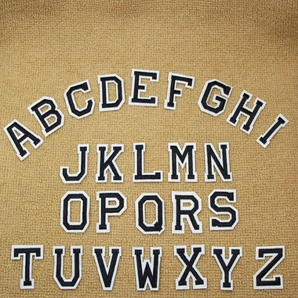 26PCs Alphabet Letter Mixed Patches Embroidered Iron On Patch For Clothing Badges Paste For Clothes Bag Pants Sewing 5.2x4cm
26PCs Alphabet Letter Mixed Patches Embroidered Iron On Patch For Clothing Badges Paste For Clothes Bag Pants Sewing 5.2x4cm