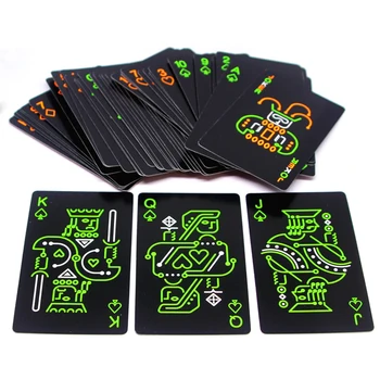 Black Luminous Fluorescent Poker Cards Playing Card Glow In The Dark Bar Party KTV Night Luminous Collection Special Poker
Black Luminous Fluorescent Poker Cards Playing Card Glow In The Dark Bar Party KTV Night Luminous Collection Special Poker
