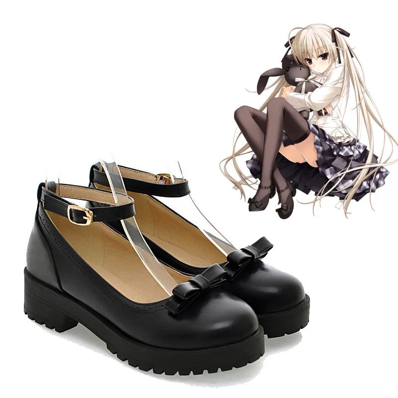 Japan Anime Kasugano Sora Cosplay Black Shoes In solitude, where we are least alone Customer Size Made Anime Cosplay
Japan Anime Kasugano Sora Cosplay Black Shoes In solitude, where we are least alone Customer Size Made Anime Cosplay