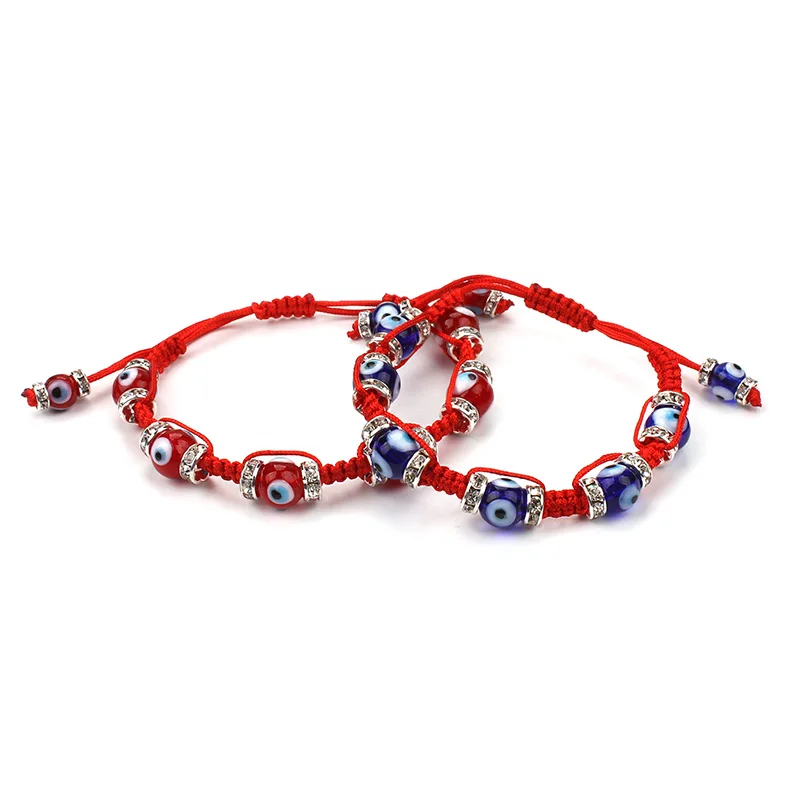 2017 Handmade Jewelry Evil Eye Beads Bracelet Red String Rope Braided Bracelet For Women Men Adjustable Length
2017 Handmade Jewelry Evil Eye Beads Bracelet Red String Rope Braided Bracelet For Women Men Adjustable Length