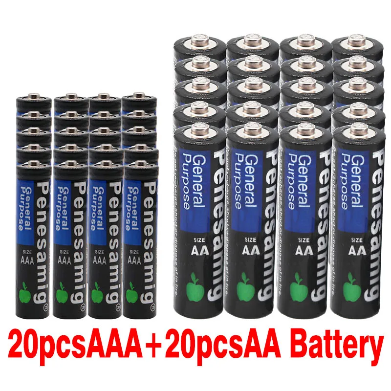 AA20PCS +AAA20 PCS PCS 100% New 1.5V AAA Battery 3a Alkaline Zinc Carbon LR03 SUM4 and 1.5v aa battery 2a Alkaline Dry Battery
AA20PCS +AAA20 PCS PCS 100% New 1.5V AAA Battery 3a Alkaline Zinc Carbon LR03 SUM4 and 1.5v aa battery 2a Alkaline Dry Battery