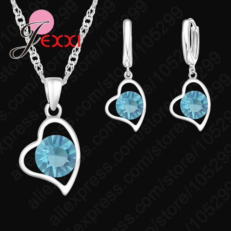 925-Sterling-Silver-Hollow-Heart-Necklace-And-Drop-Earrings-Set-Woman-Wedding-Brithday-Gifts-Fine-Jewelry (2)