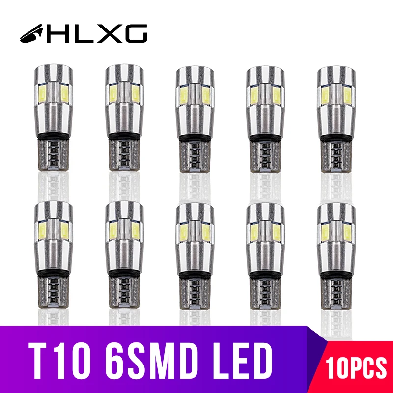 hlxg 10pc Canbus T10 W5W Car LED Bulb 12v Auto Interior Dome Reading t10 led 168 194 clearance Lights Lamp 5630 6smd car styling
hlxg 10pc Canbus T10 W5W Car LED Bulb 12v Auto Interior Dome Reading t10 led 168 194 clearance Lights Lamp 5630 6smd car styling
