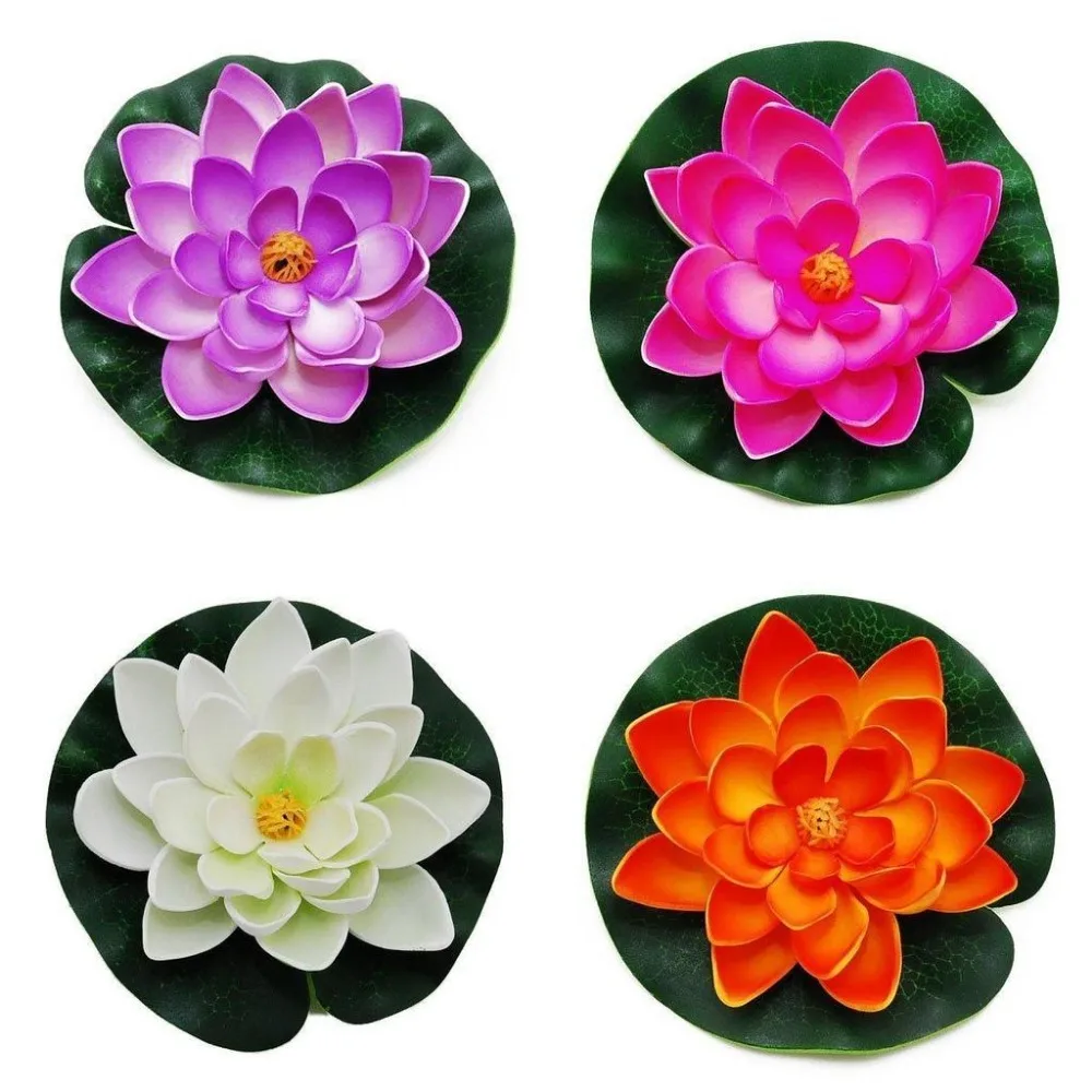 4PCS/SET 10CM Floating Lotus Artificial Flower Wedding Home Party Decorations DIY Water Lotus Mariage Fake Plants
4PCS/SET 10CM Floating Lotus Artificial Flower Wedding Home Party Decorations DIY Water Lotus Mariage Fake Plants