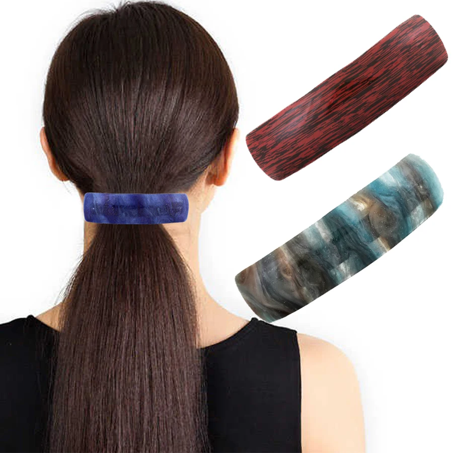 Haimeikang Rectangular Hairgrips Women Acrylic Metal Hair Clips Stripe Barrettes Starry Sky Pattern Hairpins Ponytail Hairclips
Haimeikang Rectangular Hairgrips Women Acrylic Metal Hair Clips Stripe Barrettes Starry Sky Pattern Hairpins Ponytail Hairclips