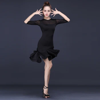Latin dance dress for woman new style long sleeve Lady performance dresses freeshipping
Latin dance dress for woman new style long sleeve Lady performance dresses freeshipping
