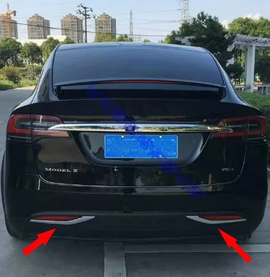 For Tesla Model X 2016 2017 2018 ABS Chrome Rear Reflector Fog Light Lamp Cover Trim Bezel Frame Styling Garnish
For Tesla Model X 2016 2017 2018 ABS Chrome Rear Reflector Fog Light Lamp Cover Trim Bezel Frame Styling Garnish