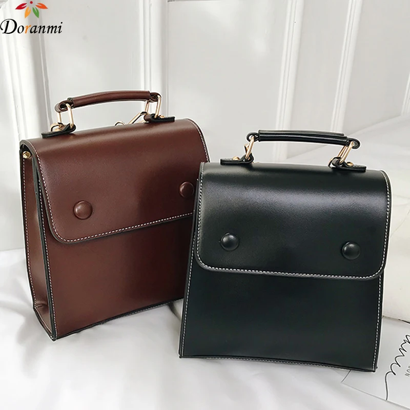 DORANMI Square Backpacks Bags For Women 2019 Solid Leather Backpack Schoolbag Female Back Shoulder Bag Small Mochila DJB742
DORANMI Square Backpacks Bags For Women 2019 Solid Leather Backpack Schoolbag Female Back Shoulder Bag Small Mochila DJB742