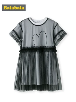 Balabala Girls dress summer 2019 new children's clothing dress lovely fashion big children mesh dress suit girls high quality
Balabala Girls dress summer 2019 new children's clothing dress lovely fashion big children mesh dress suit girls high quality