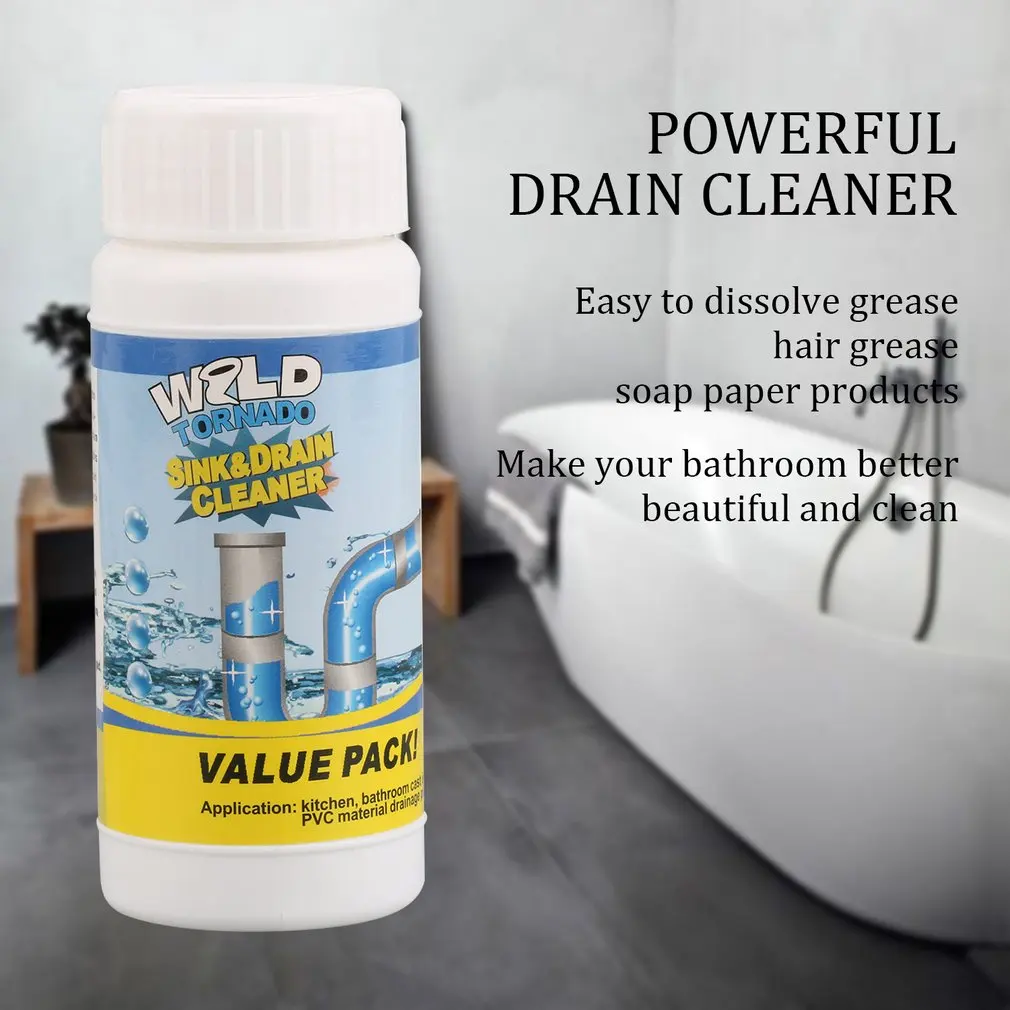 Powerful sink and drain cleaner pipe dredging agent for kitchen sewer toilet dredging drainage cleaning tool
Powerful sink and drain cleaner pipe dredging agent for kitchen sewer toilet dredging drainage cleaning tool