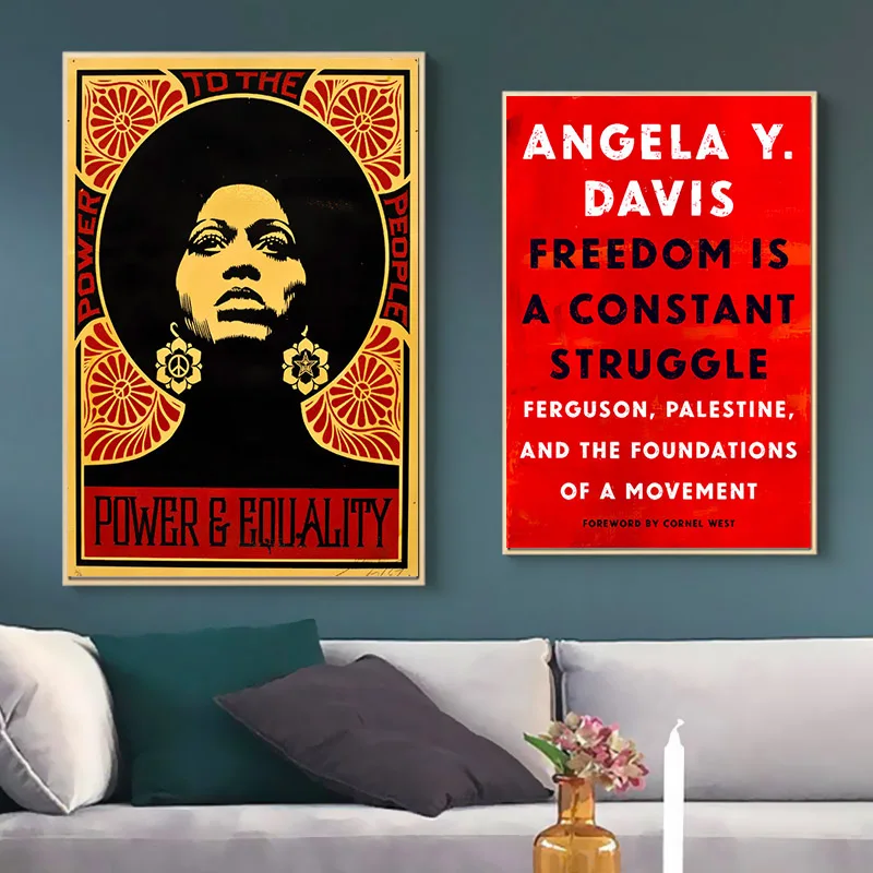 Black Panther Party Angela Davis Freedom Leader Canvas Painting Vintage Picture Kraft Poster Coated Wall Sticker Home Decor Gift
Black Panther Party Angela Davis Freedom Leader Canvas Painting Vintage Picture Kraft Poster Coated Wall Sticker Home Decor Gift