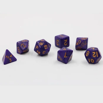 Dungeons & Dragons 7pcs/set Creative RPG Game Dice D&D Colorful Multicolor Dice DND Marble Pattern Purple D4 D6 D8 D10 D12 D20
Dungeons & Dragons 7pcs/set Creative RPG Game Dice D&D Colorful Multicolor Dice DND Marble Pattern Purple D4 D6 D8 D10 D12 D20