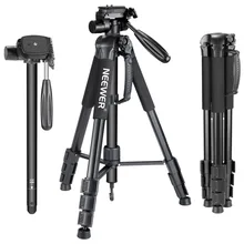 Neewer Camera Tripod Monopod Aluminum Alloy with 3-Way Swivel Pan Head Carrying Bag for Sony/Canon Portable 70 inches/177 cm
Neewer Camera Tripod Monopod Aluminum Alloy with 3-Way Swivel Pan Head Carrying Bag for Sony/Canon Portable 70 inches/177 cm