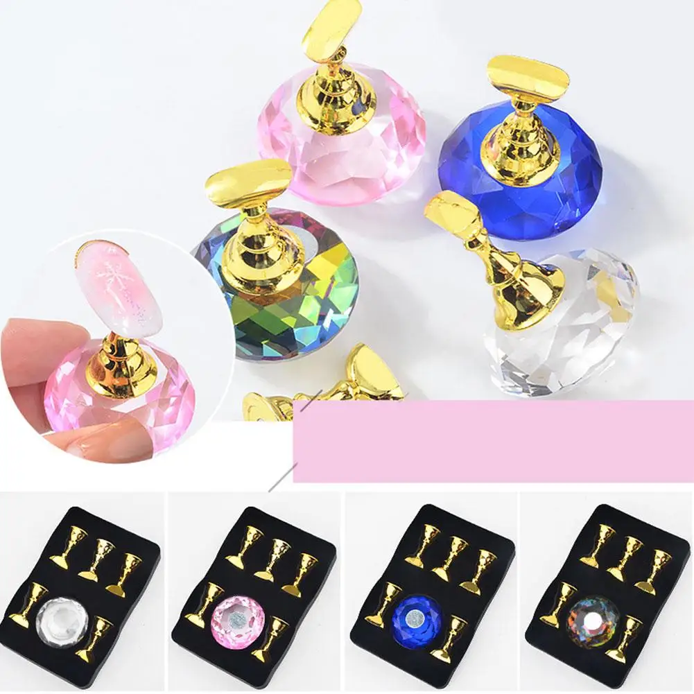 5Pcs Magnetic Nail Tips Stand Holder with Base UV Gel Polish Training Practice Nail Tools Set Driect
5Pcs Magnetic Nail Tips Stand Holder with Base UV Gel Polish Training Practice Nail Tools Set Driect