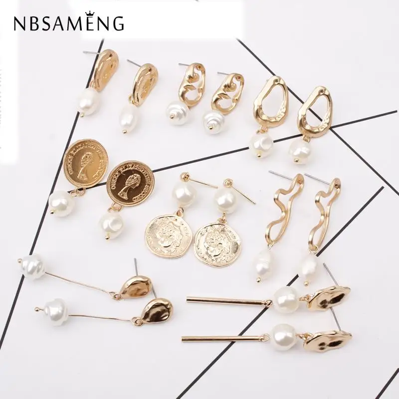 Heart Cross Gold Alloy Pearl Big Vintage Metal 2019 Stud Earrings For Women Original Elegant Earings Fashion Jewelry
Heart Cross Gold Alloy Pearl Big Vintage Metal 2019 Stud Earrings For Women Original Elegant Earings Fashion Jewelry