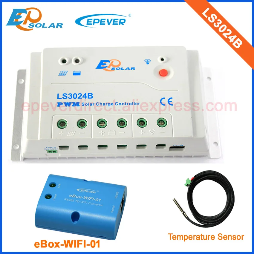 30A 30amp high quality solar power controller PWM LS3024B with temperature sensor and wifi funciton
30A 30amp high quality solar power controller PWM LS3024B with temperature sensor and wifi funciton