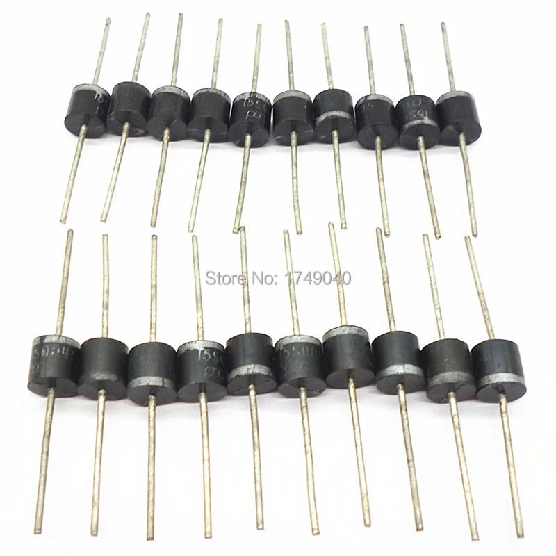 20pcs 15amp Bypass / Blocking Diode For Use In Low Voltage High Frequency Inverters And Polarity Protection Applications
20pcs 15amp Bypass / Blocking Diode For Use In Low Voltage High Frequency Inverters And Polarity Protection Applications