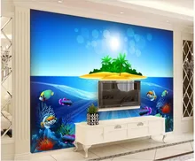 Custom photo mural 3d wallpaper Blue ocean island cartoon fish tv background wall home decor living room wallpaper for walls 3d
Custom photo mural 3d wallpaper Blue ocean island cartoon fish tv background wall home decor living room wallpaper for walls 3d